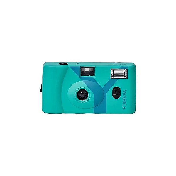 Câmera Compacta Analógica Yashica MF-1 Edição Arte - Turquesa