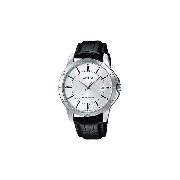 Relógio Casio MTP-V004L-7AUDF Analógico Masculino - Prata/Prata/Preto