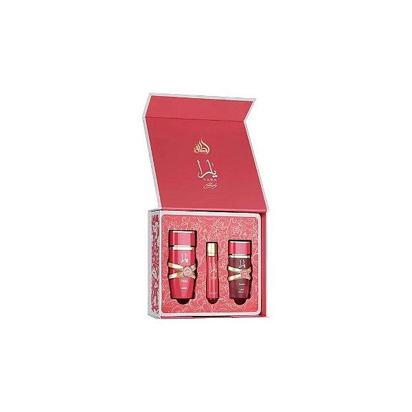 Kit Perfume Lattafa Yara Candy Edp - Feminino 3 Peças