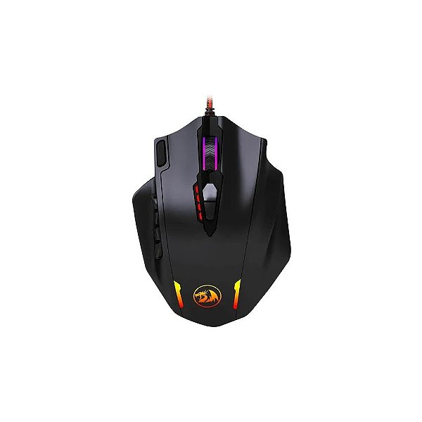 Mouse Gamer Redragon Impact M908 RGB USB - Preto