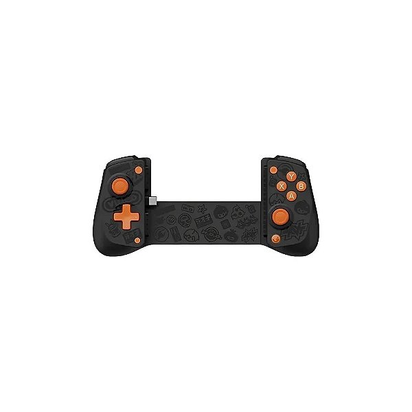 Controle Gamesir X5 Lite Zenless USB-C - Preto/Laranja