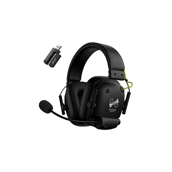 Fone de Ouvido Gamer Sem Fio Onikuma Gaming GT888 RGB - Preto