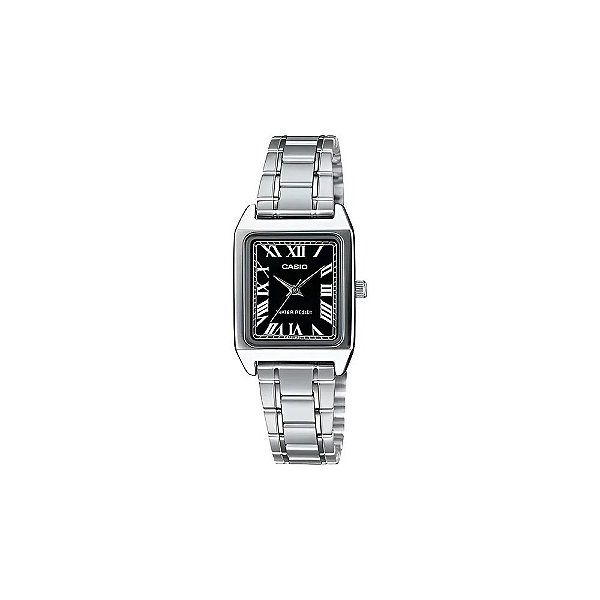 Relógio Casio LTP-V007D-1BUDF Analógico Feminino - Prata/Preto
