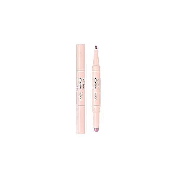 Batom Pupa Milano Vamp! Cremoso 2 Em 1 018 Malva Rosa