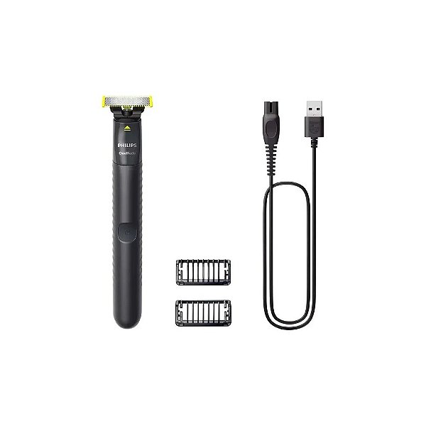 Barbeador Elétrico Philips Oneblade QP1424/10 - Preto/Amarelo