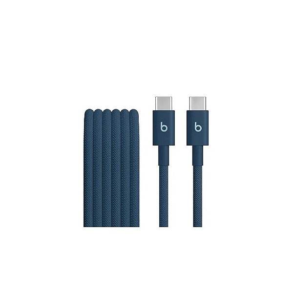 Cabo USB-C para USB-C Beats MDGE4ZM/A - Azul Nitro 1,5 Metros