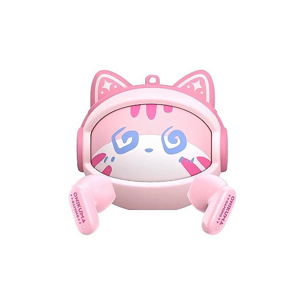 Fone de Ouvido Gamer Onikuma Gaming TX603 TWS Sem Fio - Rosa