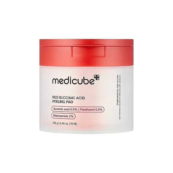 Exfoliante Crem C/ Ácido Succínico Vermelho Pantenol Almofadas Medicube - 155g
