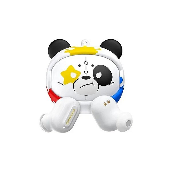 Fone de Ouvido Gamer Onikuma Gaming T20 Cyberpunk TWS Sem Fio - Branco