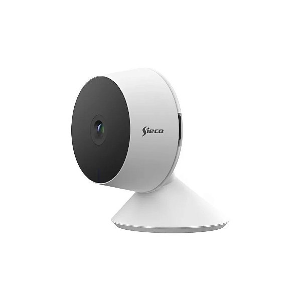 Câmera de Vigilância IP Sieco S30 1080P Interna Wifi - Branco/Preto