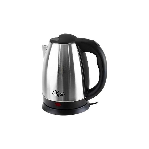 Jarra Elétrica Krab KB2L 1500 W 220V - Prata/Preto 2L