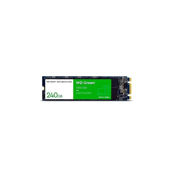 Disco rígido SSD Western Digital M.2 SATA 240GB WDS240G3G0B - Verde