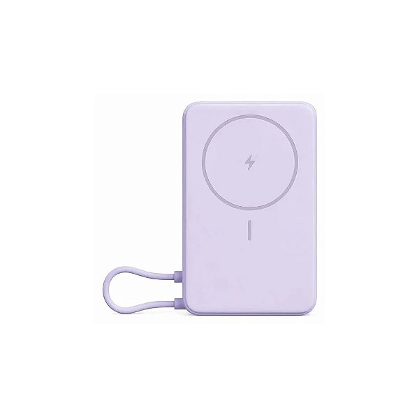 Carregador Portátil Xiaomi Magnetic Power Bank BHR08PAGL 10000mAh - Roxo