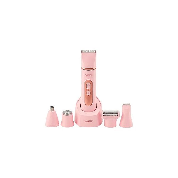 Depilador 5 em 1 VGR V-763 Rosa