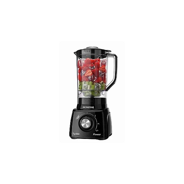 Liquidificador Mondial L-99-FB 3 Velocidades Preto 110V