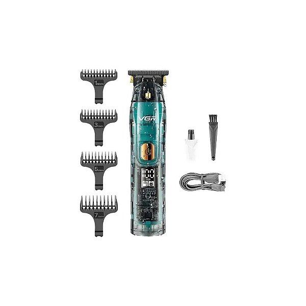 Aparaodor VGR V-961 Barba e Cabelo 4 Pentes/LED
