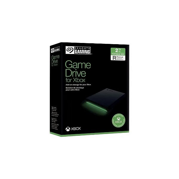 Disco Rígido Externo Seagate Game Drive 2TB STKX2000400 2.5" para Xbox Series X/s e Xbox One