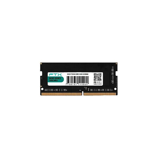Memória NB DDR5 8GB 5600 FTX Sodimm 115069