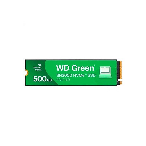 SSD M.2 500GB WD Green SN3000 Nvme WDS500G4G0E 5000/4100 MB/s GEN4
