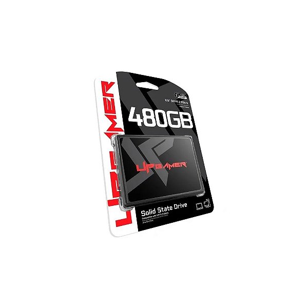 SSD Up Gamer UP500, 480GB, 2.5", SATA 3, Leitura de Até 500MB/s, Gravação de Até 500MB/s