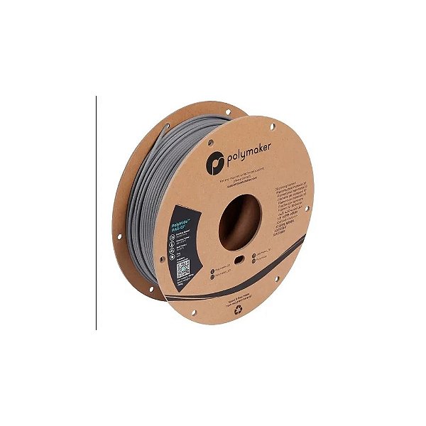 Filamento PA6-CF Poliamida 500G 1,75MM Cinza