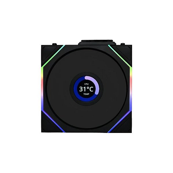 Ventilador Cooler Lian Li Uni Fan TL Wireless LCD Preto