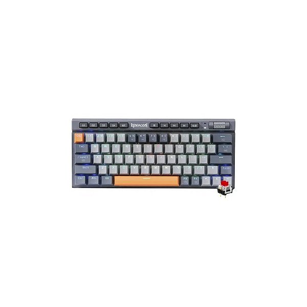 Teclado Redragon K634GG-RGB-Pro Traric Pro Sem Fio 60% Portátil Mecânico