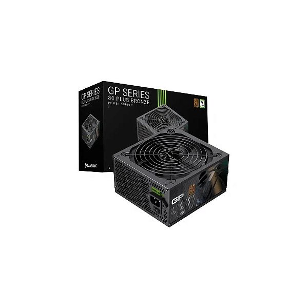 Fonte 450W Gamemax GP 450B 80+Bronze F-Mod PBK s/G Preto