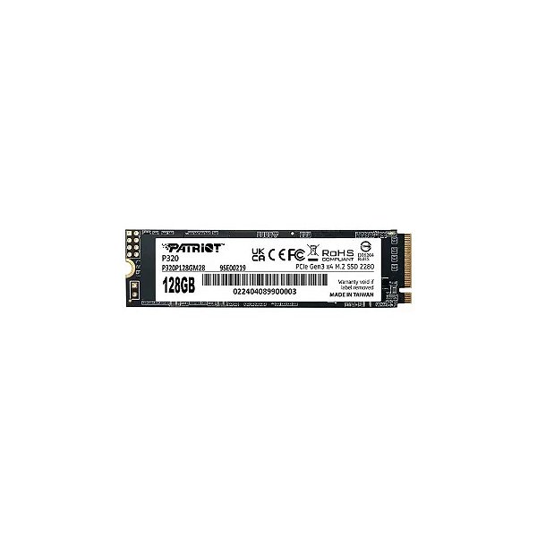 SSD M.2 128GB Patriot P320 2280 Nvme P320P128GM2 P320P128GM28 PCI-Exp Gen3 X4