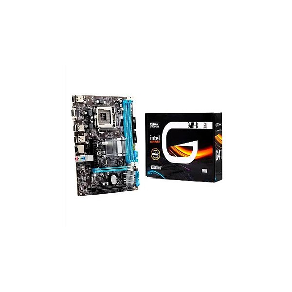 Placa Mãe 775 Goline GL-G41M-G DDR3/VGA/2.0 Micro ATX