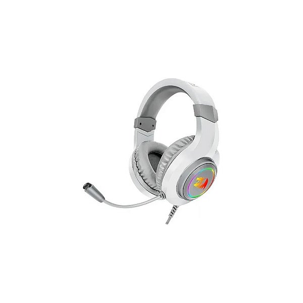 Fone de Ouvido P2 Redragon H260W-RGB Hylas Gaming Branco