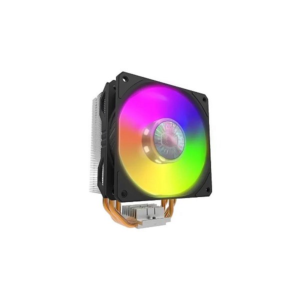 Cooler de Ar para CPU Cooler Master Hyper 212 Spectrum V3 RR-S4NA-17PA-R1, RGB, 120MM, Intel 115X/ 1200/ 1700/ 1851, AMD AM4/ AM5, Preto