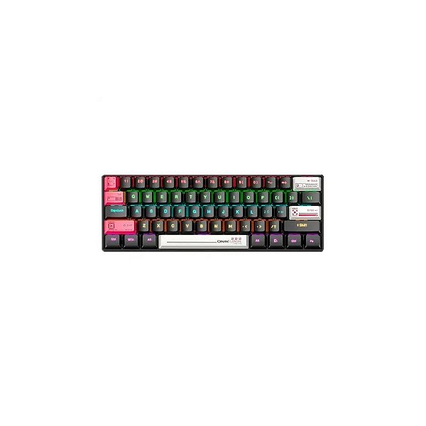 Teclado Onikuma G55 com Cabo USB-C RGB Preto