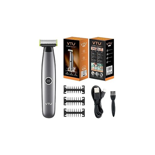 Cortador de Cabelo Recarregável VTU-8007 Prata *G