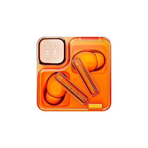 Fone de ouvido QCY Melobuds Neo TWS BH24QT31A Laranja