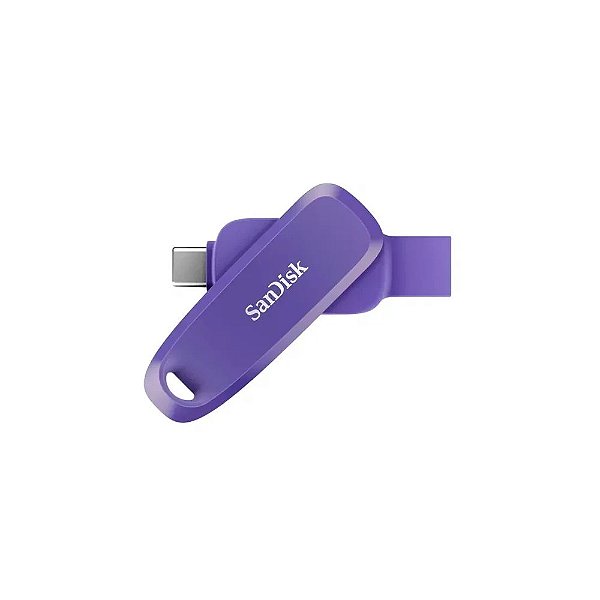 Pendrive 32GB Sandisk G46 Phone Drive 2EM1 Roxo SDDDC6-032G-G46 Po USB/USB-C