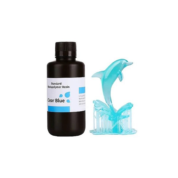 Resina para Impressão 3D Elegoo Standard Azul Clara 500G