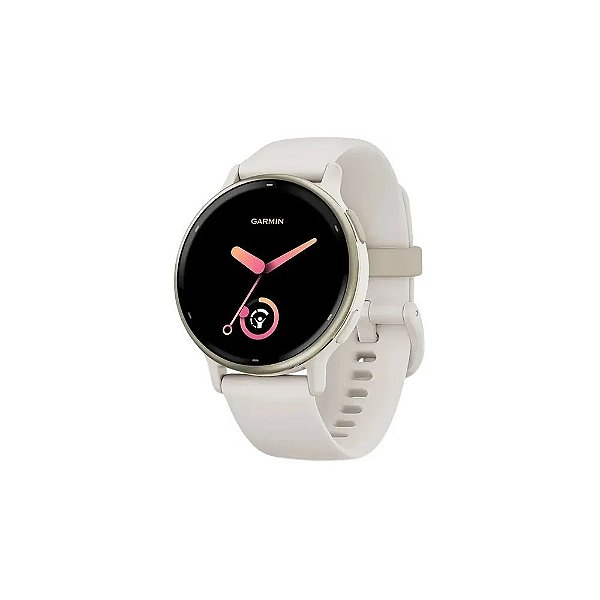 Relógio GPS Garmin Vívoactive 5 010-02862-11 - Alumínio/Ouro Marfim