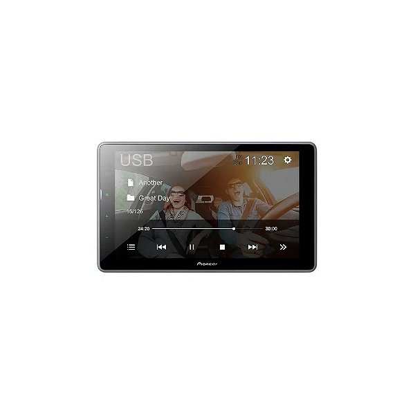 Reprodutor Multimídia Pioneer DMH-AF555BT 9" Touch USB Bluetooth - Preto
