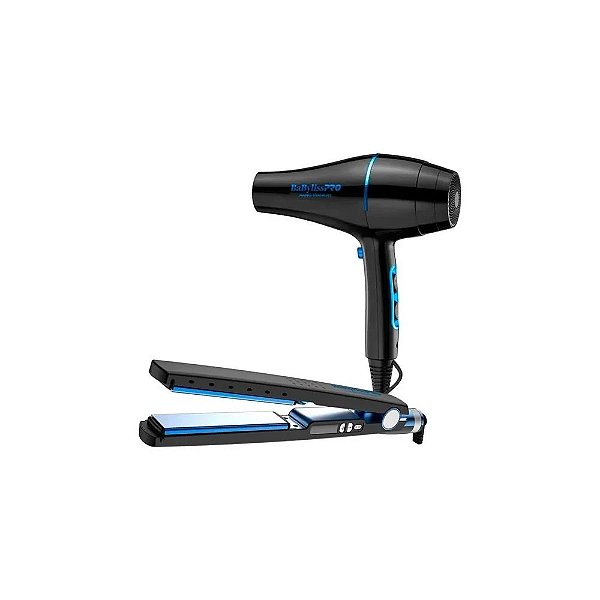 Modelo infantil Babylisspro Nanotitanium BBLPP43UZ 2000W 220V + Secador - Black