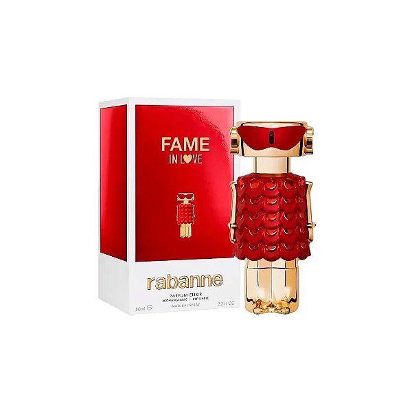 Perfume Rabanne Fame In Love Parfum Elixir Feminino - 80ML