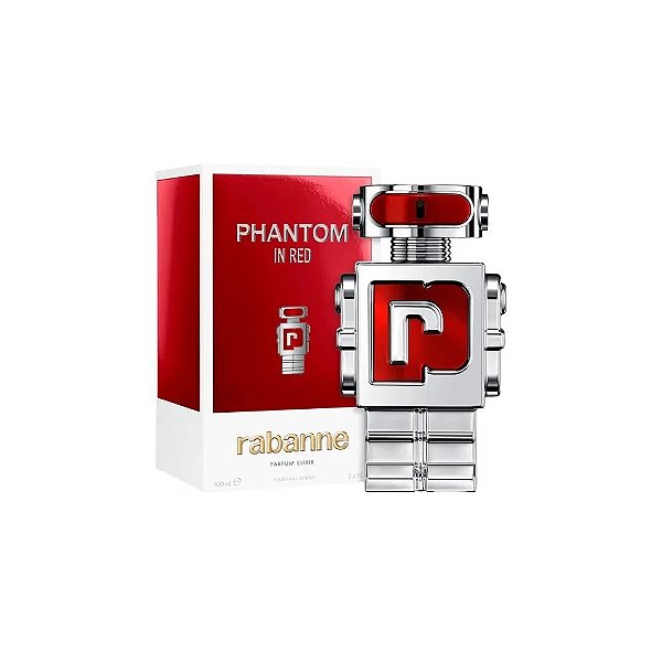 Perfume Rabanne Phantom In Red Parfum Elixir Masculino - 100ML