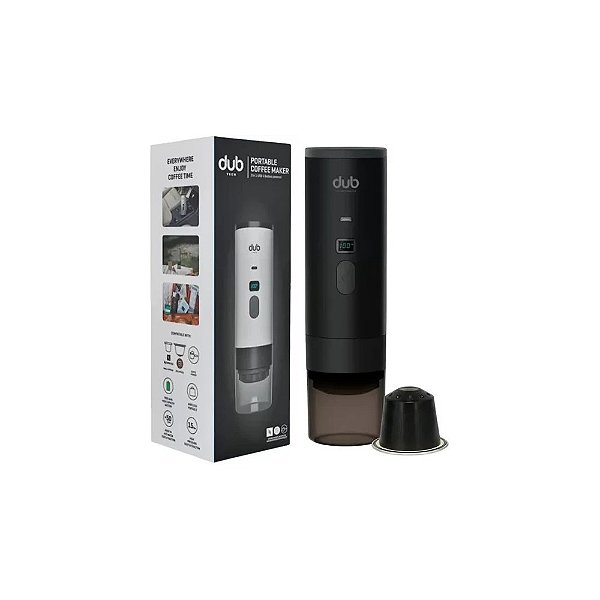 Cafeteira Portátil Dub DBCM 3 Em 1 USB-C - Preta