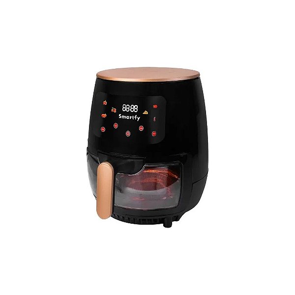 Fritadeira de ar Smartfy AF01B 1400W 3.6L 220V – Preta