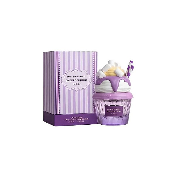 Perfume Lattafa Mallow Madness Give Me Gourmand Edp Feminino - 75ML