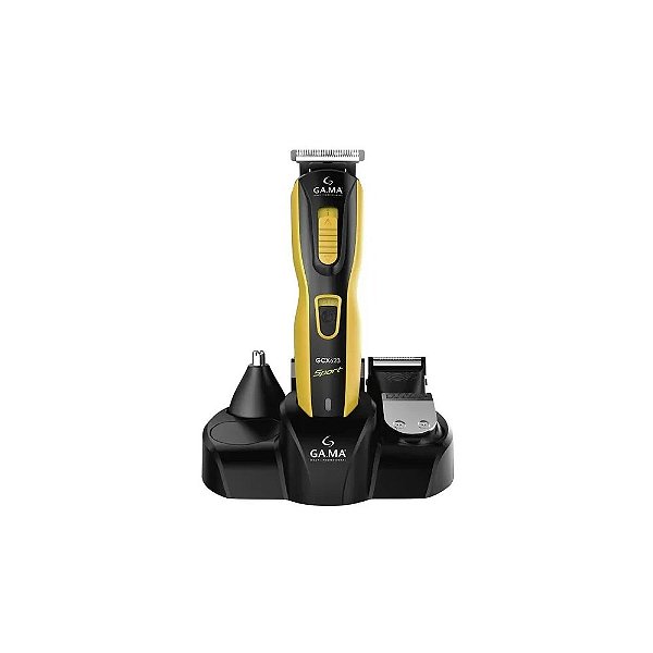Cortador de Cabelo Gama GCX623 Esporte - Amarelo/Preto