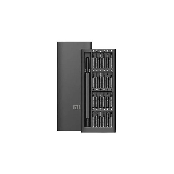 Jogo de Chave de Fenda Xiaomi Mi Precision Screwdriver Kit MJJXLSD002QW 24 Em 1 - Cinza