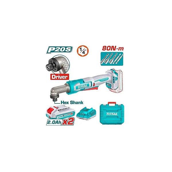 Furadeira Angular Total TAIRLI208 20V 80NM