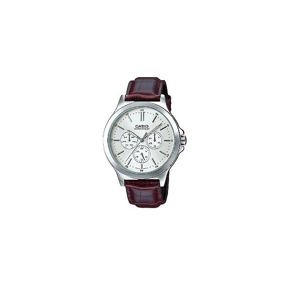 Relógio Casio Feminino Analógico MTP-V300L-7AUDF Marrom