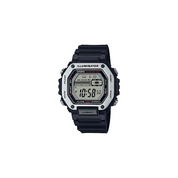 Relógio Casio Masculino Digital MWD-110H-1AVDF Preto